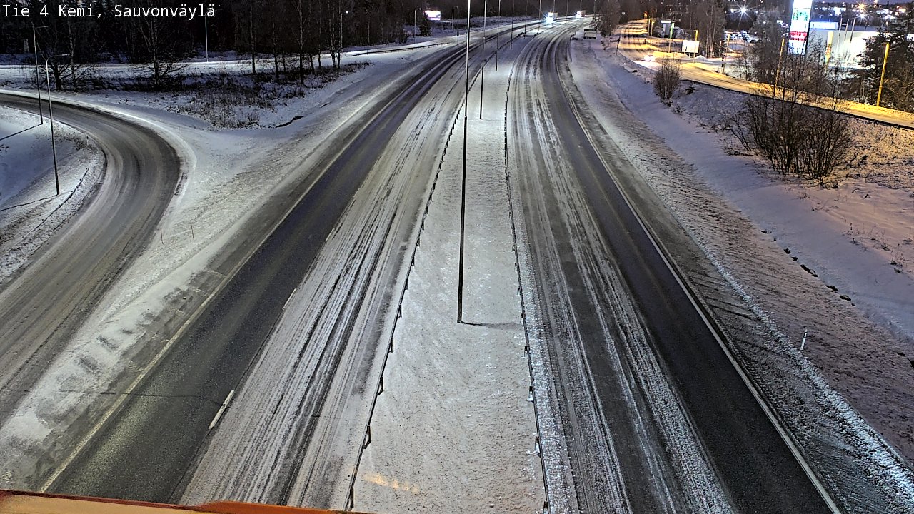 Weather Camera Image Road 4 Kemi, Sauvonväylä, Kemi, Lappi
