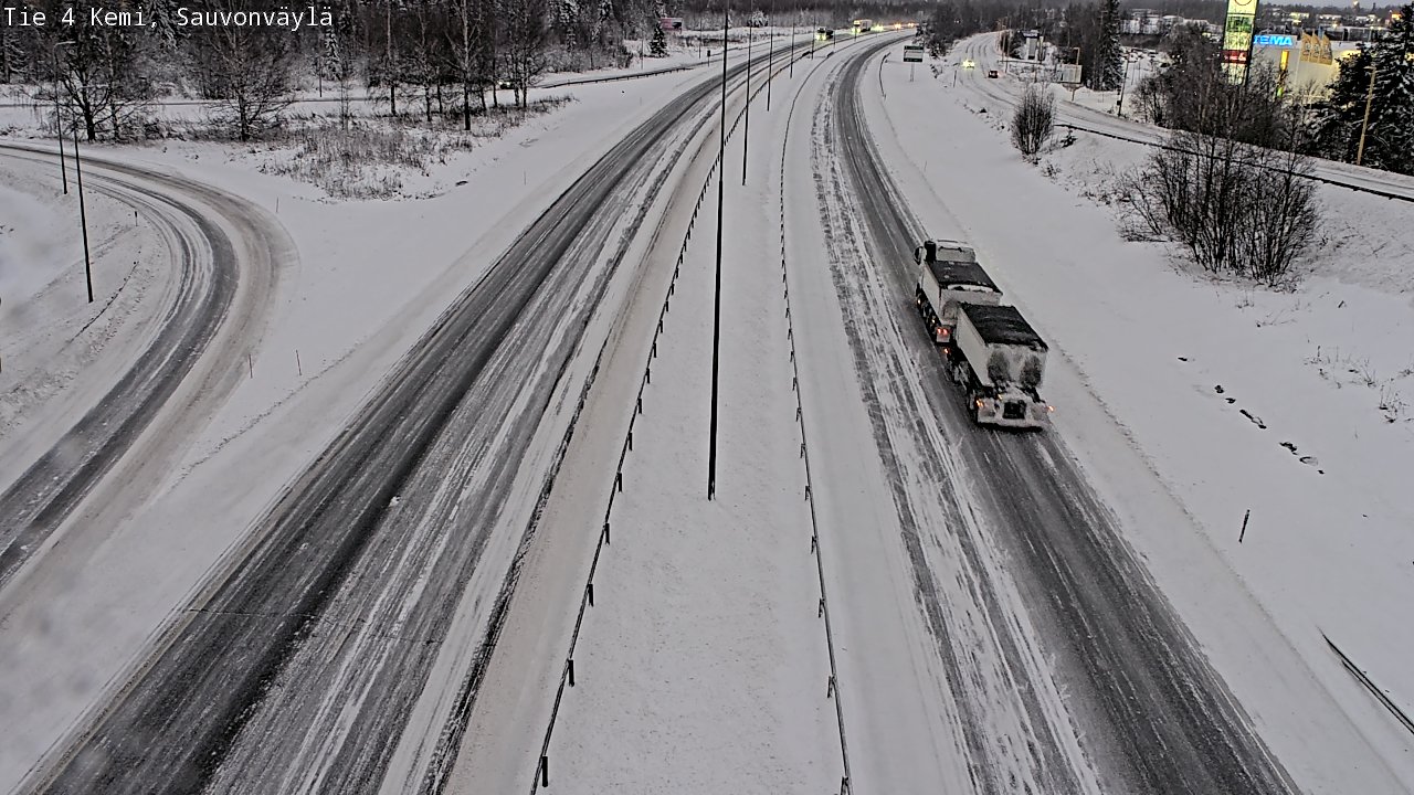 Kelikamerat Kuva Tie 4 Kemi, Sauvonväylä, Kemi, Lappi