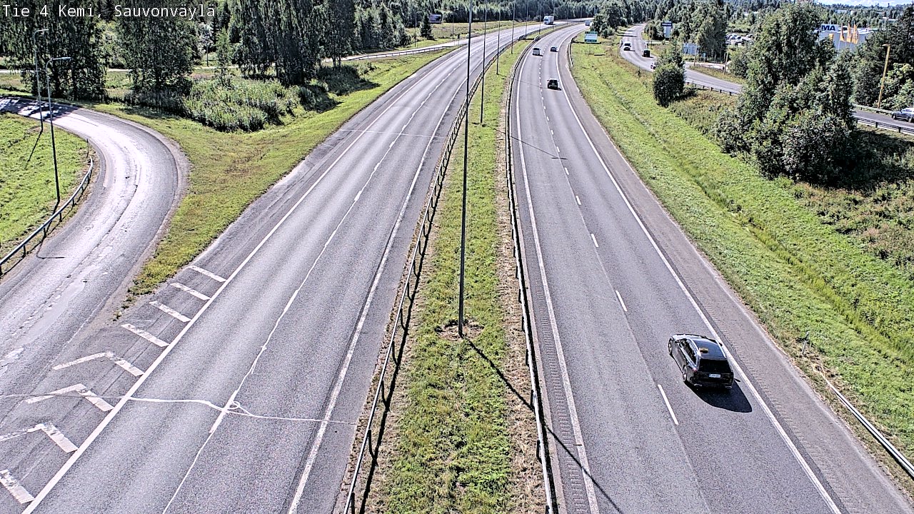 Weather Camera Image väg 4 Kemi, Sauvonväylä, Kemi, Lappi