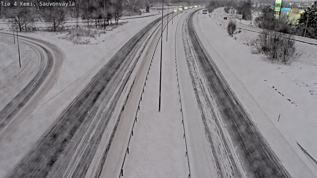 Kelikamerat Kuva Tie 4 Kemi, Sauvonväylä, Kemi, Lappi