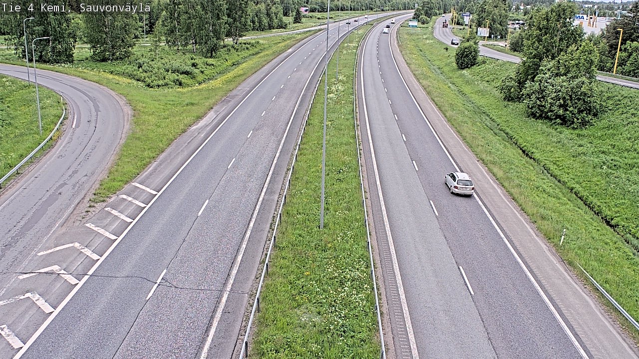 Kelikamerat Kuva Tie 4 Kemi, Sauvonväylä, Kemi, Lappi