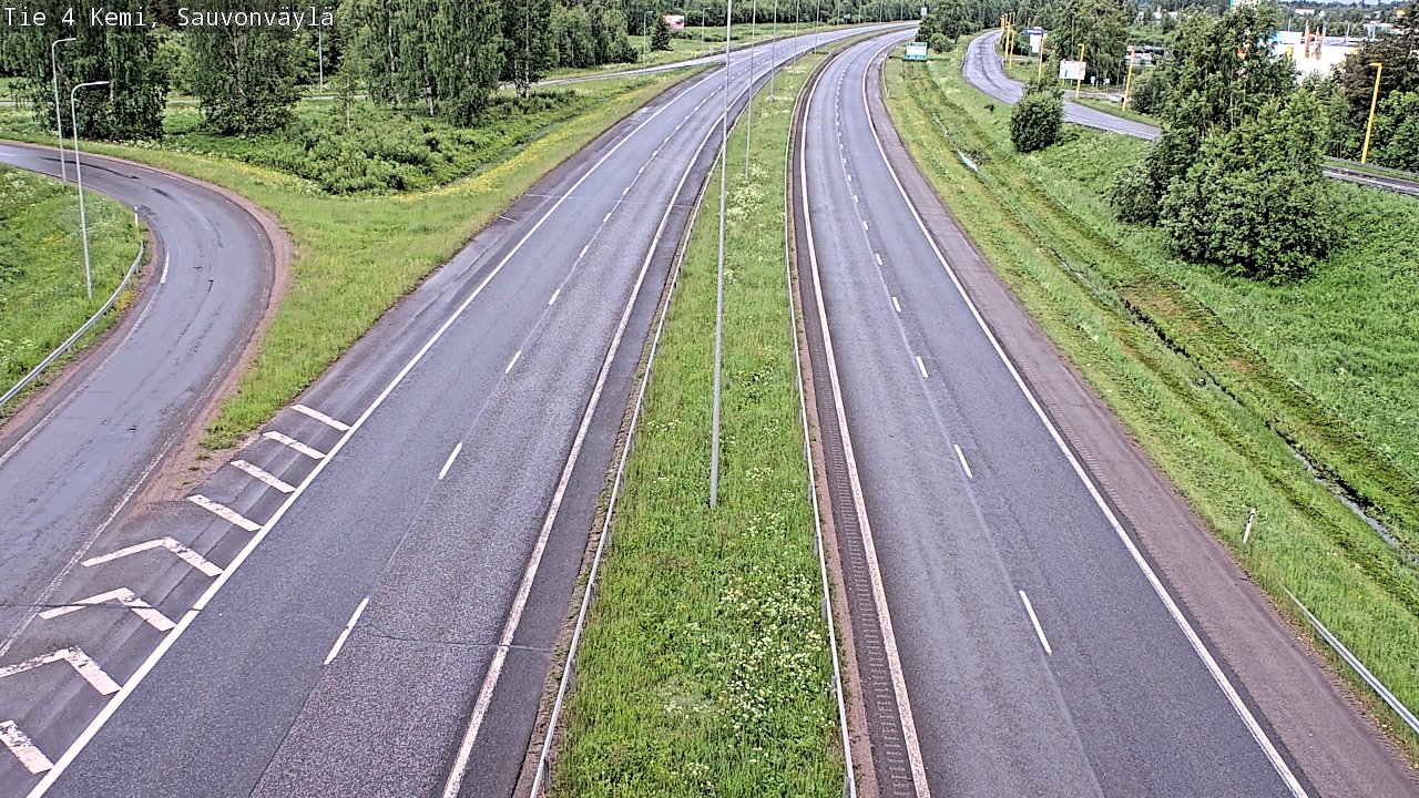 Kelikamerat Kuva Tie 4 Kemi, Sauvonväylä, Kemi, Lappi