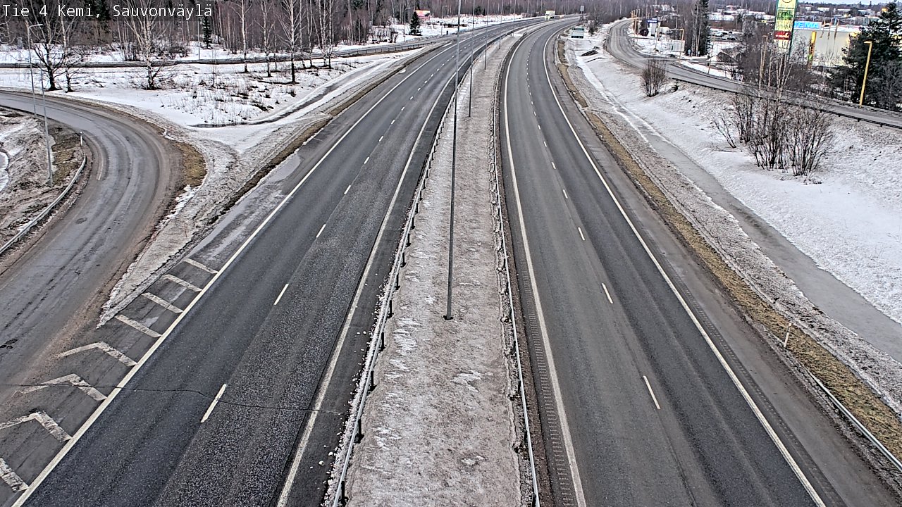 Kelikamerat Kuva Tie 4 Kemi, Sauvonväylä, Kemi, Lappi