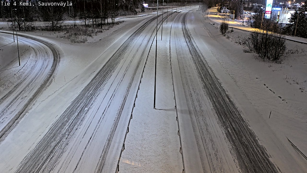 Kelikamerat Kuva Tie 4 Kemi, Sauvonväylä, Kemi, Lappi