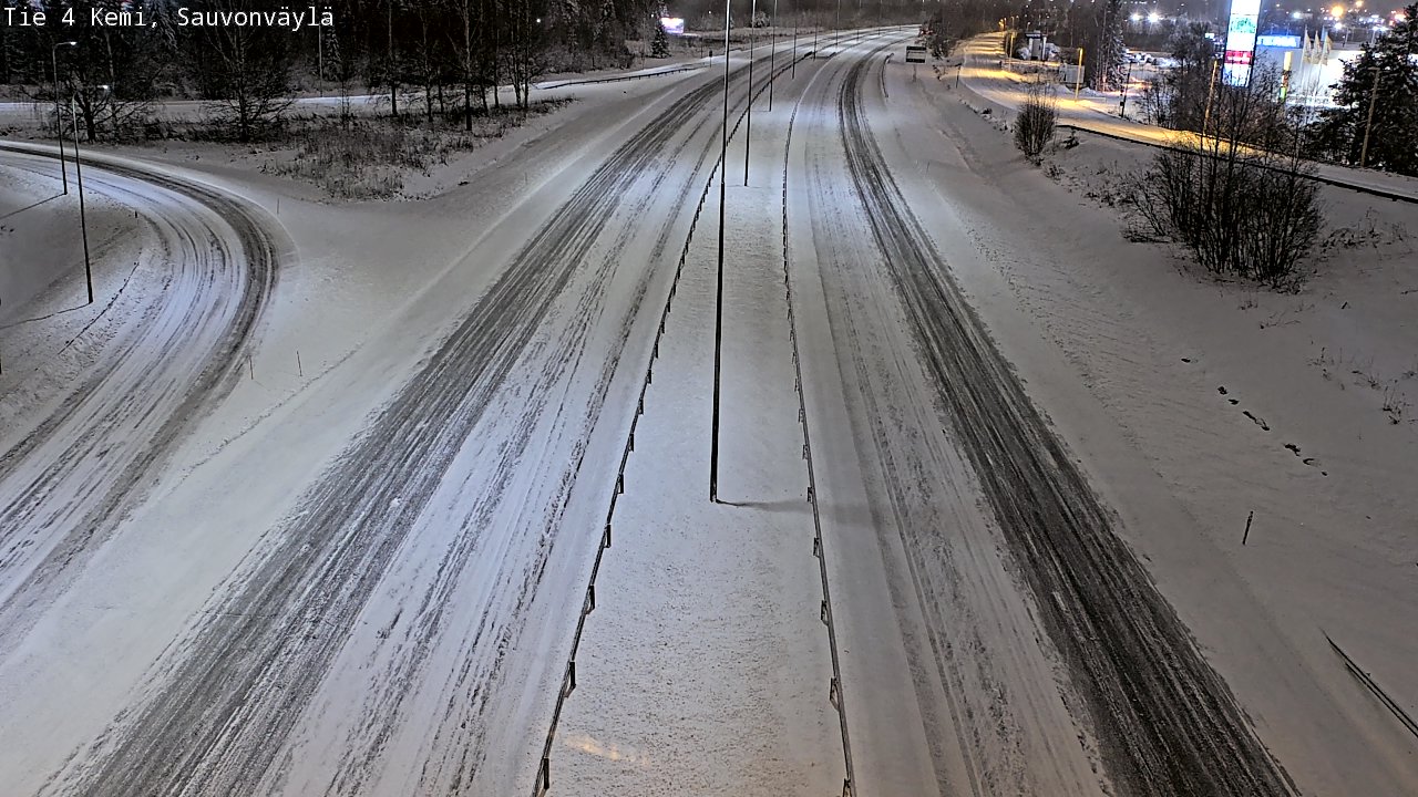 Kelikamerat Kuva Tie 4 Kemi, Sauvonväylä, Kemi, Lappi