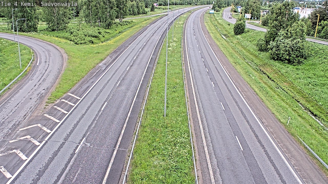 Kelikamerat Kuva Tie 4 Kemi, Sauvonväylä, Kemi, Lappi