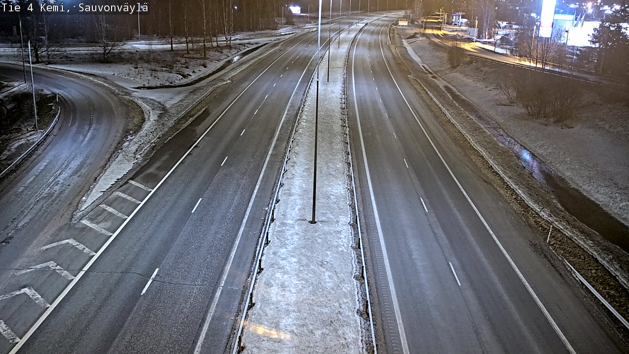 Weather Camera Image Road 4 Kemi, Sauvonväylä, Kemi, Lappi