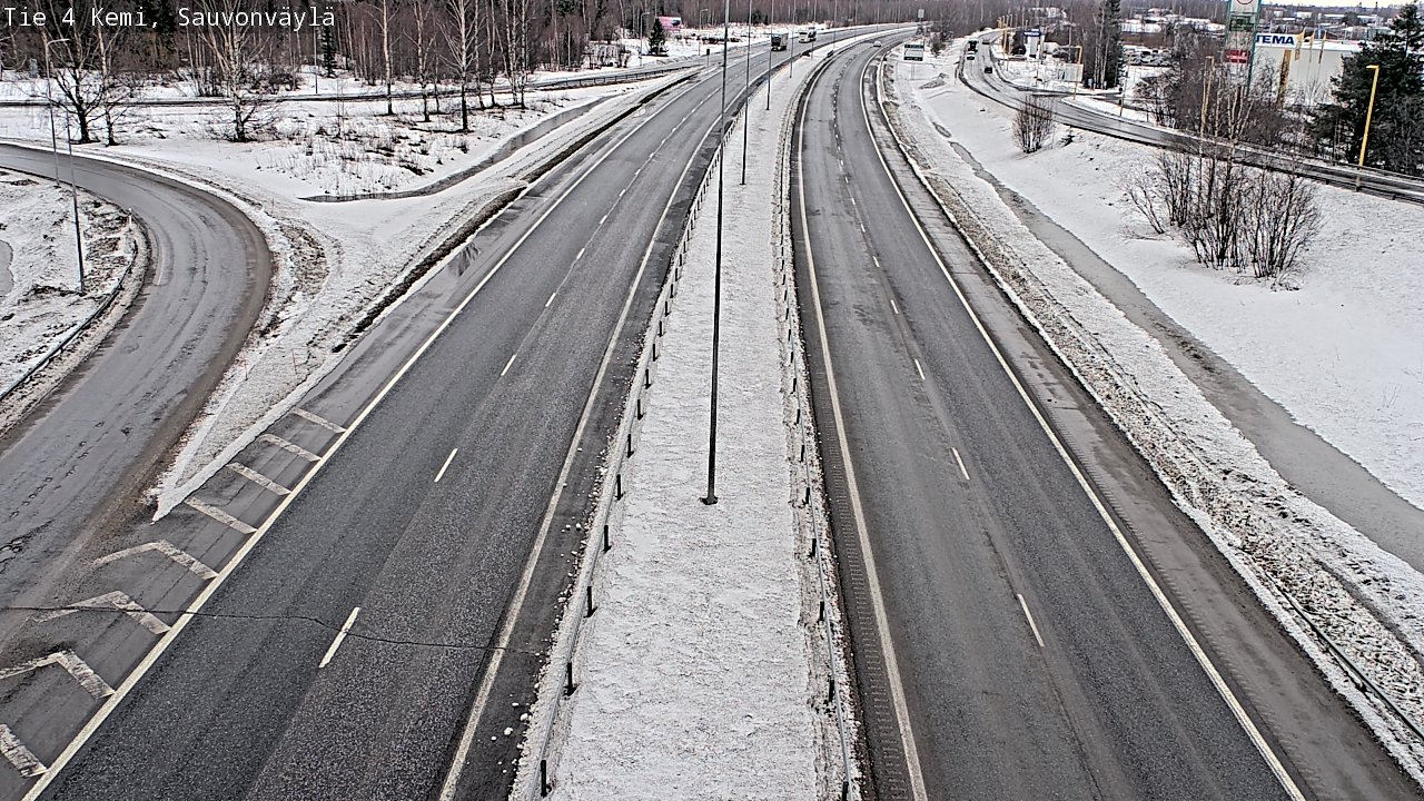 Kelikamerat Kuva Tie 4 Kemi, Sauvonväylä, Kemi, Lappi