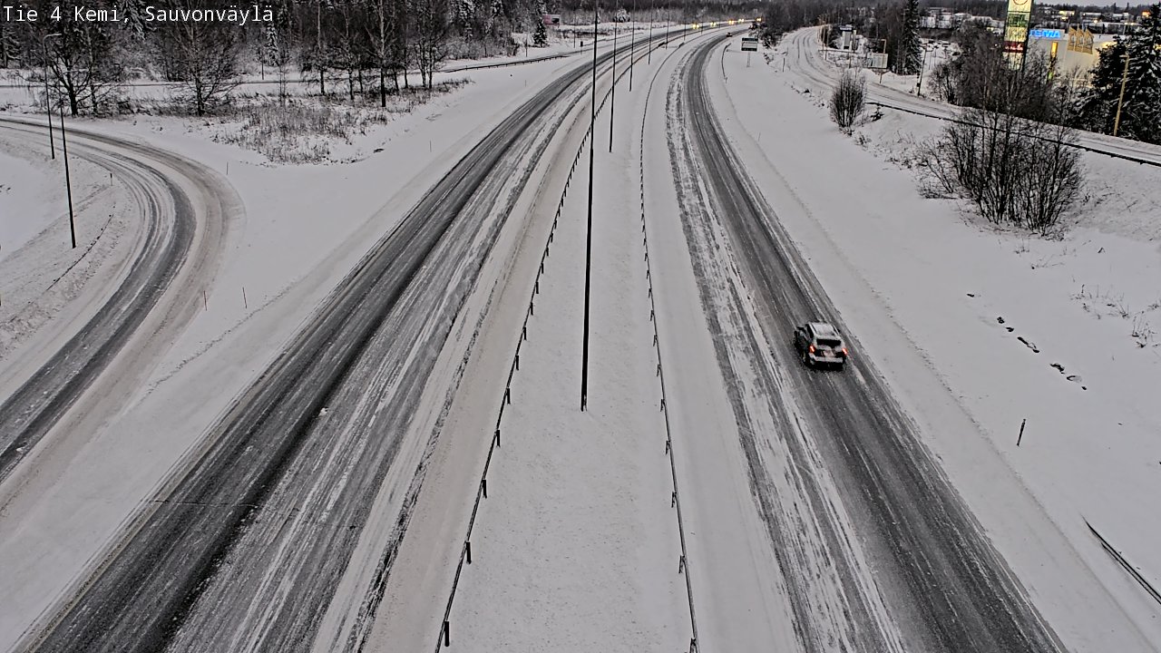 Kelikamerat Kuva Tie 4 Kemi, Sauvonväylä, Kemi, Lappi