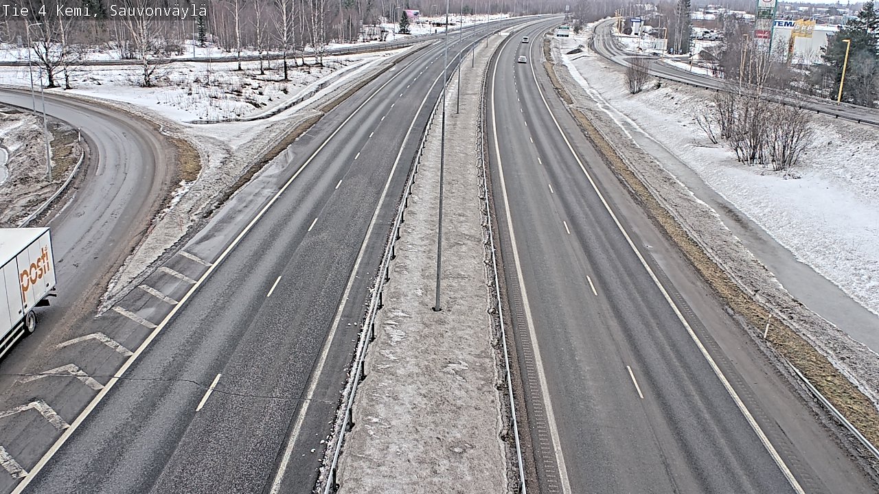 Weather Camera Image Road 4 Kemi, Sauvonväylä, Kemi, Lappi
