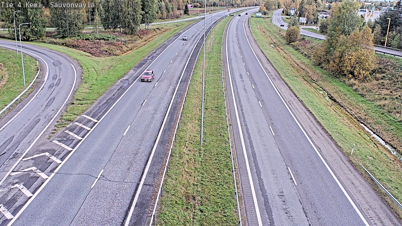 Kelikamerat Kuva Tie 4 Kemi, Sauvonväylä, Kemi, Lappi