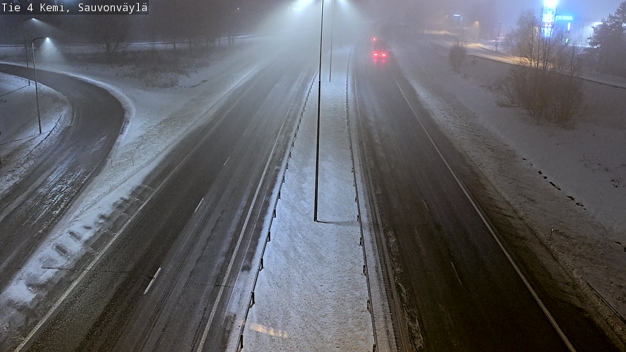 Weather Camera Image Road 4 Kemi, Sauvonväylä, Kemi, Lappi