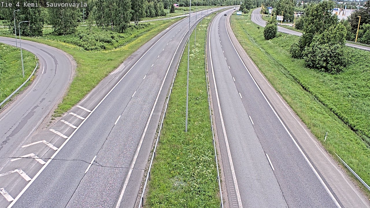 Kelikamerat Kuva Tie 4 Kemi, Sauvonväylä, Kemi, Lappi