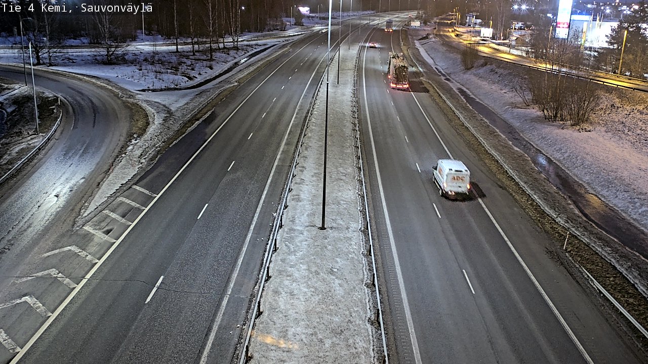 Weather Camera Image Road 4 Kemi, Sauvonväylä, Kemi, Lappi
