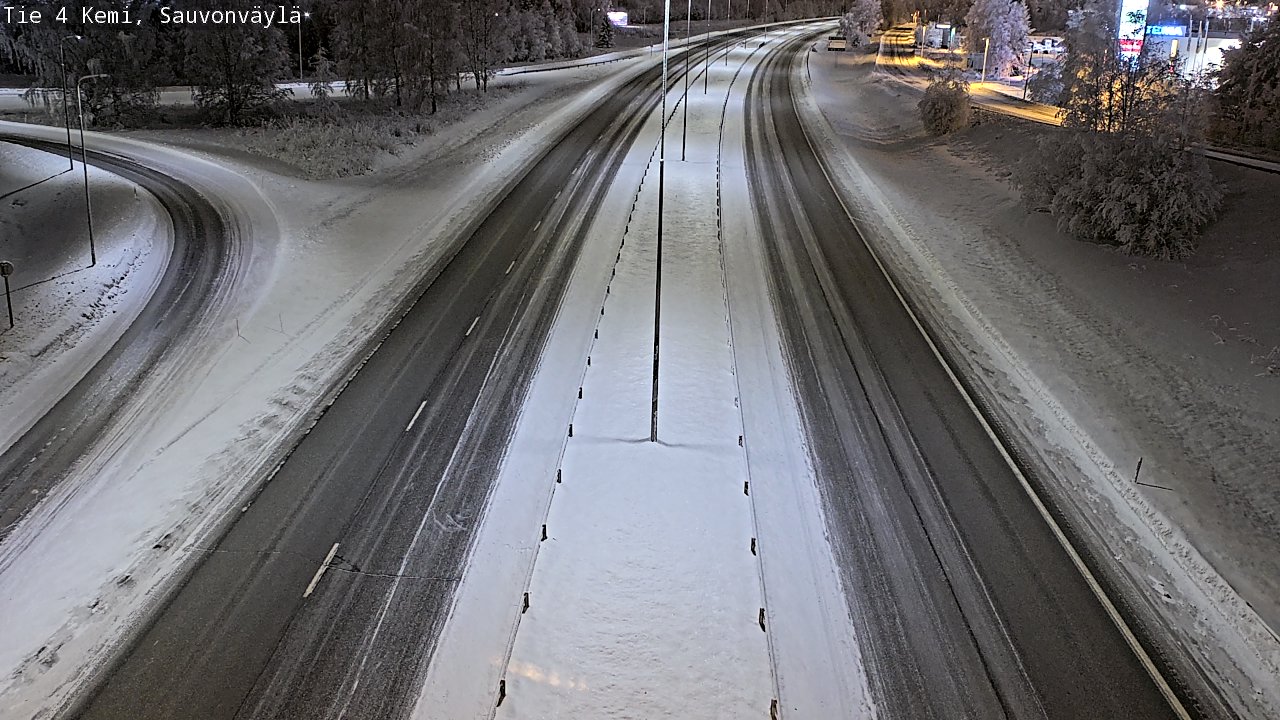 Kelikamerat Kuva Tie 4 Kemi, Sauvonväylä, Kemi, Lappi