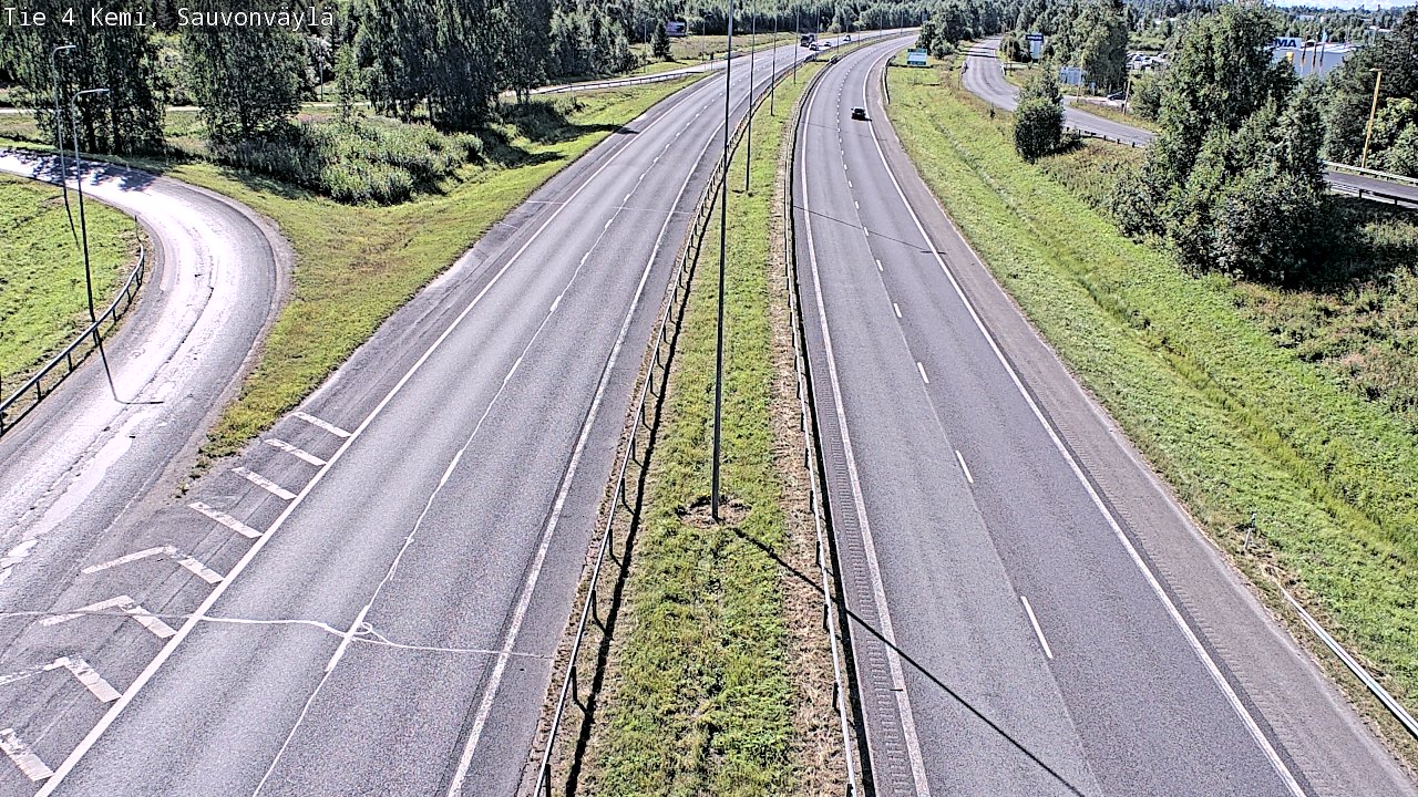 Weather Camera Image väg 4 Kemi, Sauvonväylä, Kemi, Lappi