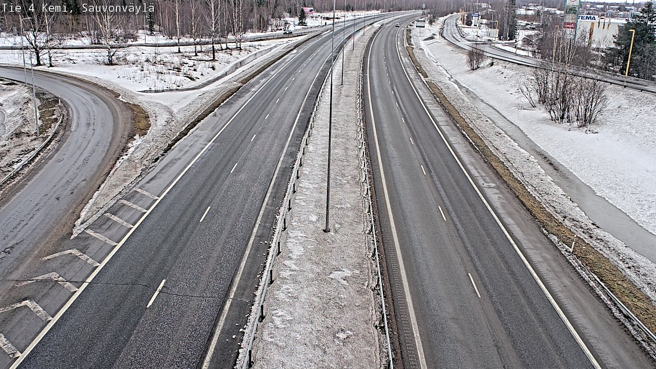 Kelikamerat Kuva Tie 4 Kemi, Sauvonväylä, Kemi, Lappi