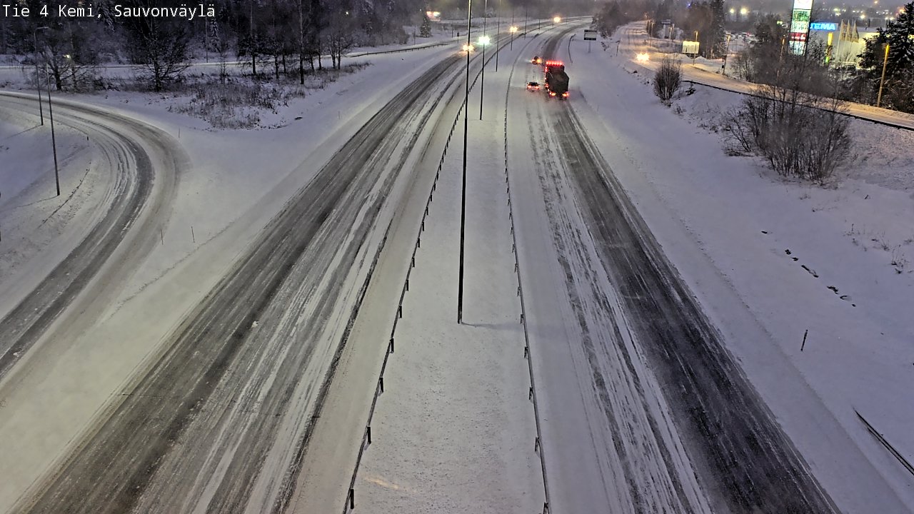 Kelikamerat Kuva Tie 4 Kemi, Sauvonväylä, Kemi, Lappi