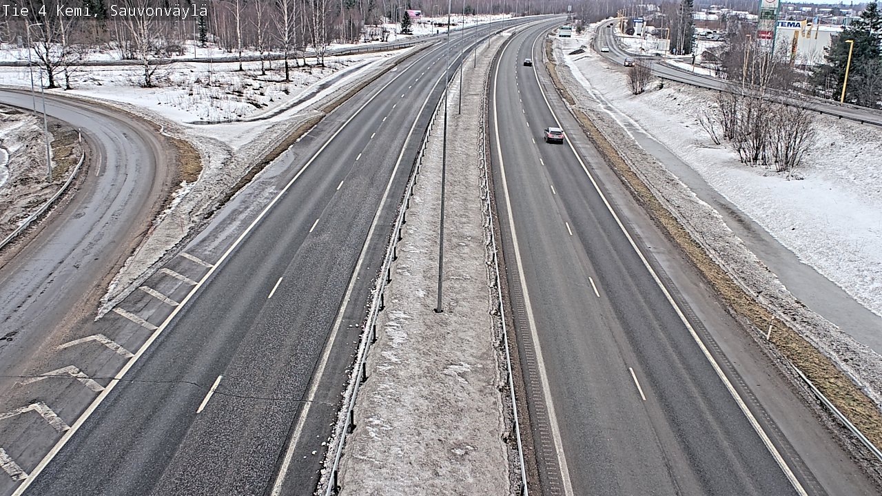 Kelikamerat Kuva Tie 4 Kemi, Sauvonväylä, Kemi, Lappi