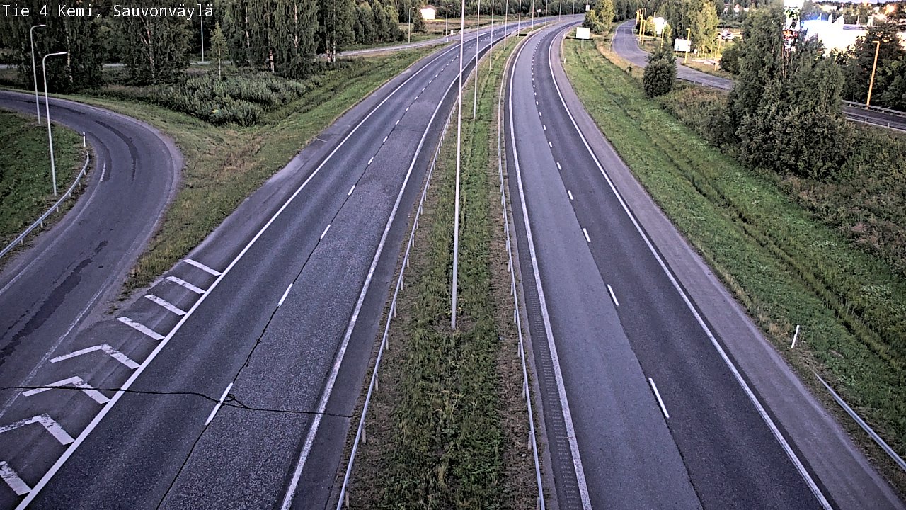 Kelikamerat Kuva Tie 4 Kemi, Sauvonväylä, Kemi, Lappi