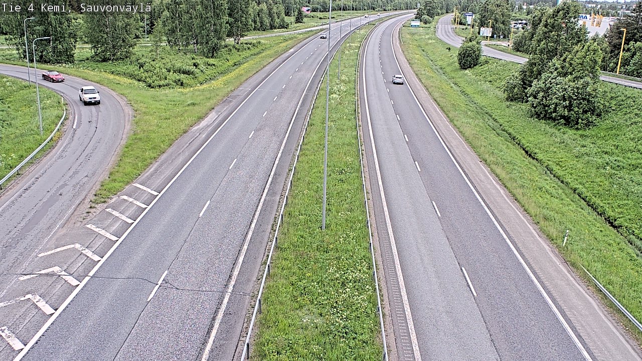 Kelikamerat Kuva Tie 4 Kemi, Sauvonväylä, Kemi, Lappi