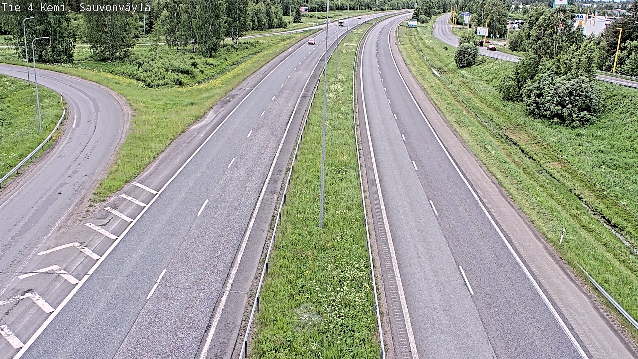 Kelikamerat Kuva Tie 4 Kemi, Sauvonväylä, Kemi, Lappi