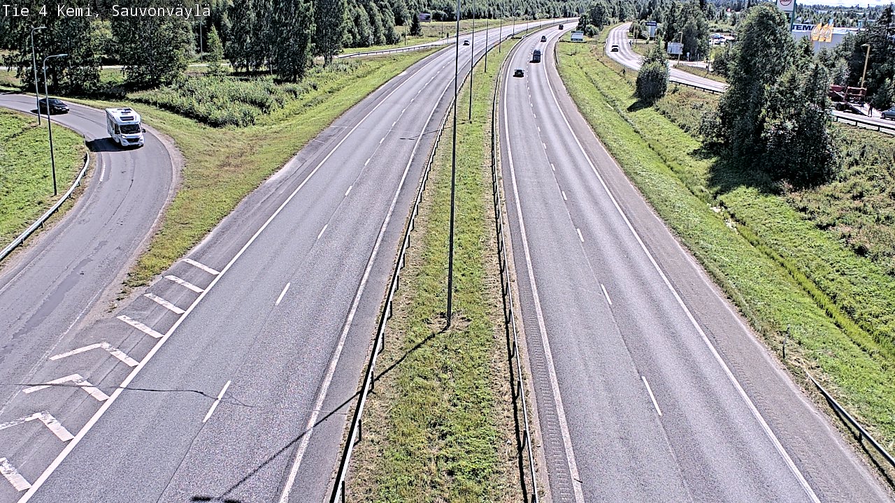 Kelikamerat Kuva Tie 4 Kemi, Sauvonväylä, Kemi, Lappi