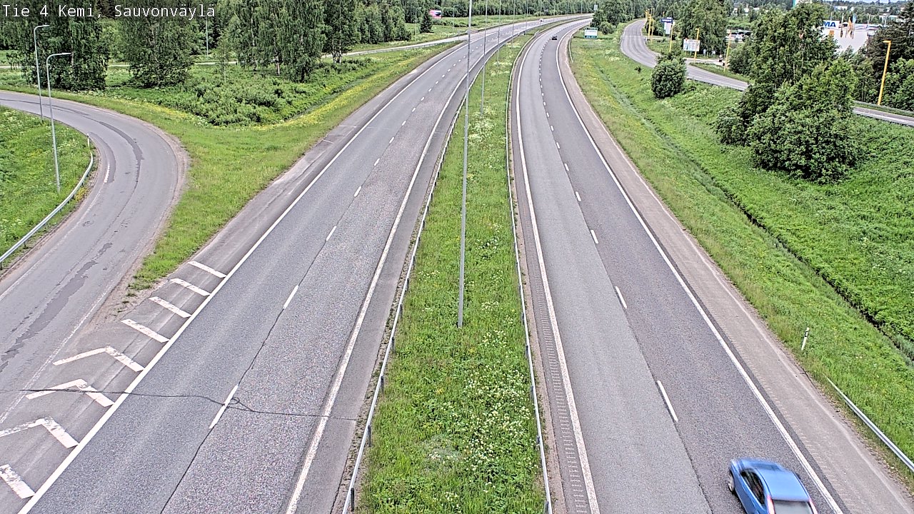 Kelikamerat Kuva Tie 4 Kemi, Sauvonväylä, Kemi, Lappi