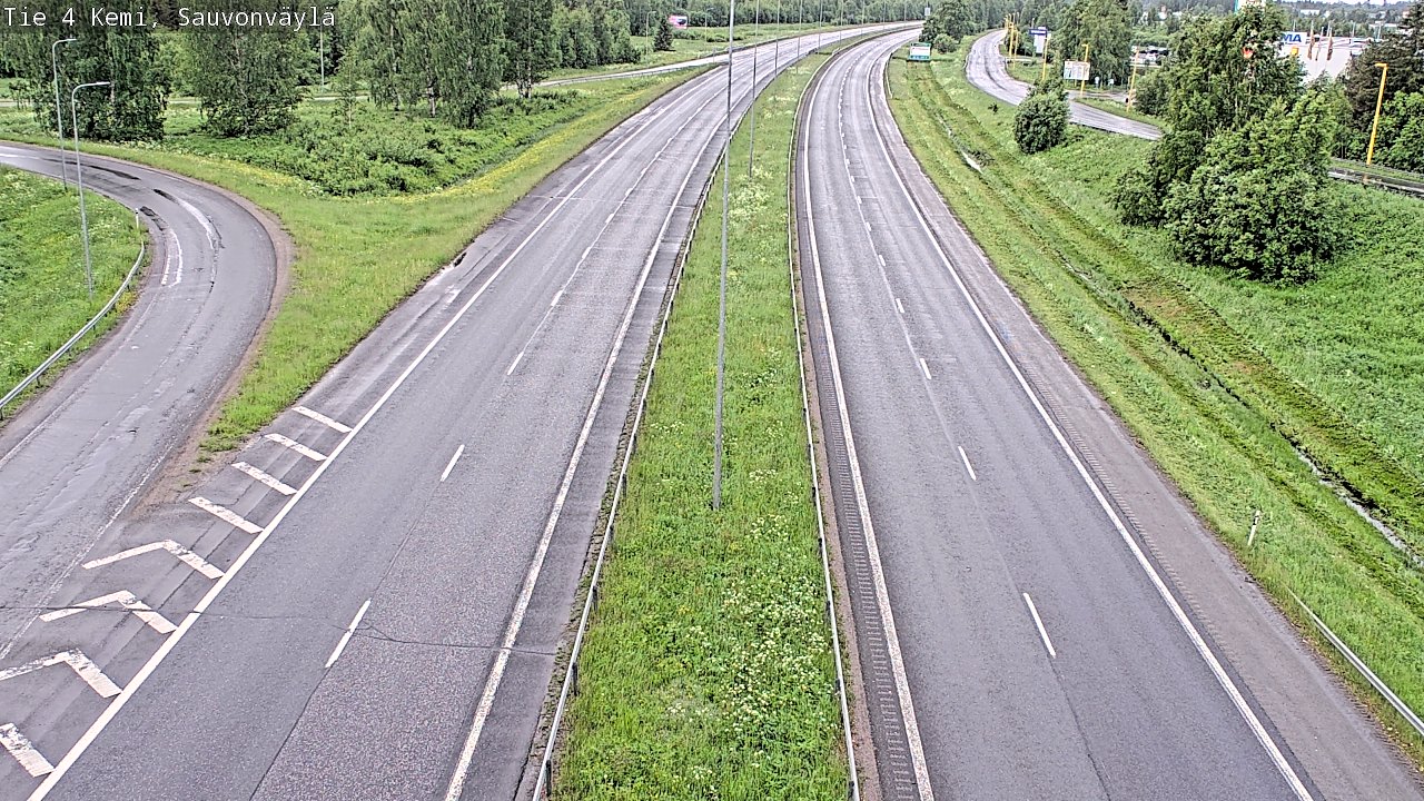 Kelikamerat Kuva Tie 4 Kemi, Sauvonväylä, Kemi, Lappi