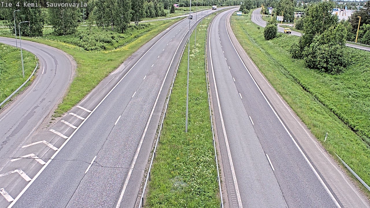 Kelikamerat Kuva Tie 4 Kemi, Sauvonväylä, Kemi, Lappi