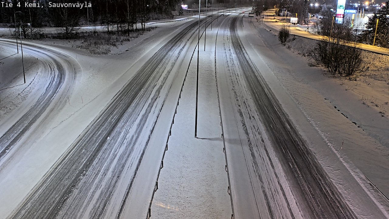 Kelikamerat Kuva Tie 4 Kemi, Sauvonväylä, Kemi, Lappi