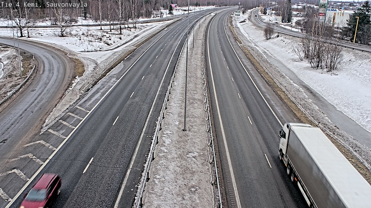 Kelikamerat Kuva Tie 4 Kemi, Sauvonväylä, Kemi, Lappi