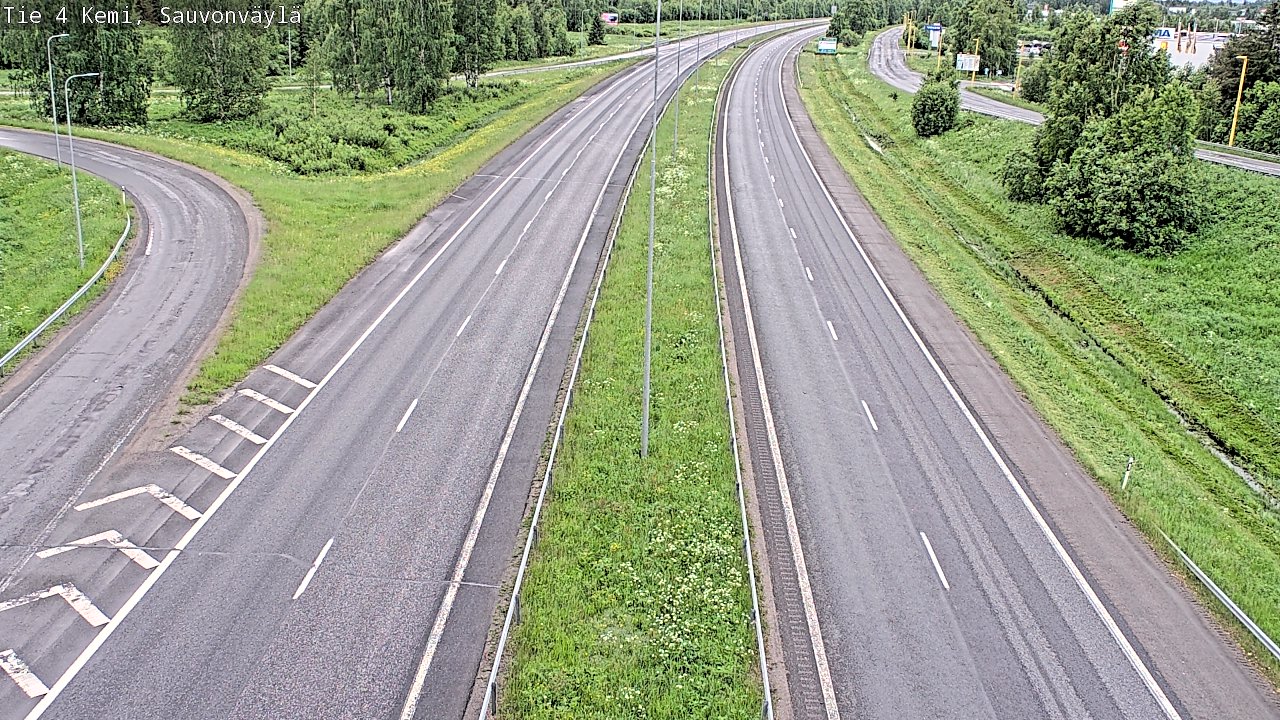 Kelikamerat Kuva Tie 4 Kemi, Sauvonväylä, Kemi, Lappi