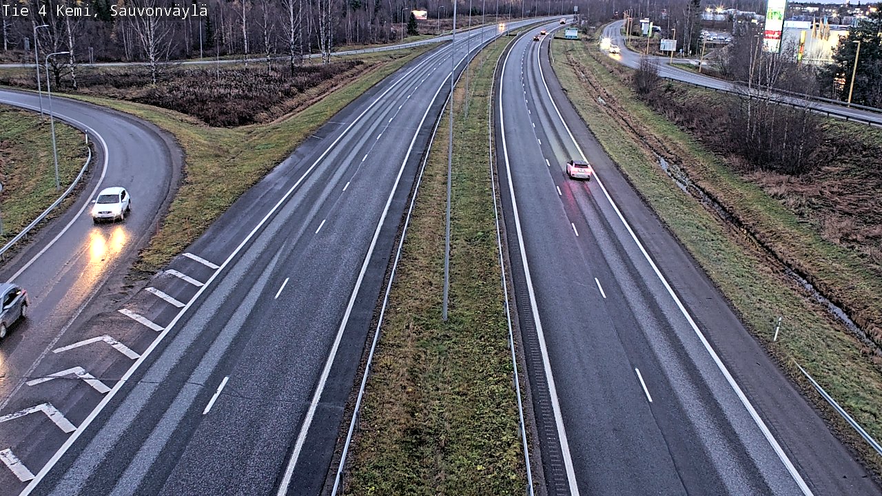 Kelikamerat Kuva Tie 4 Kemi, Sauvonväylä, Kemi, Lappi