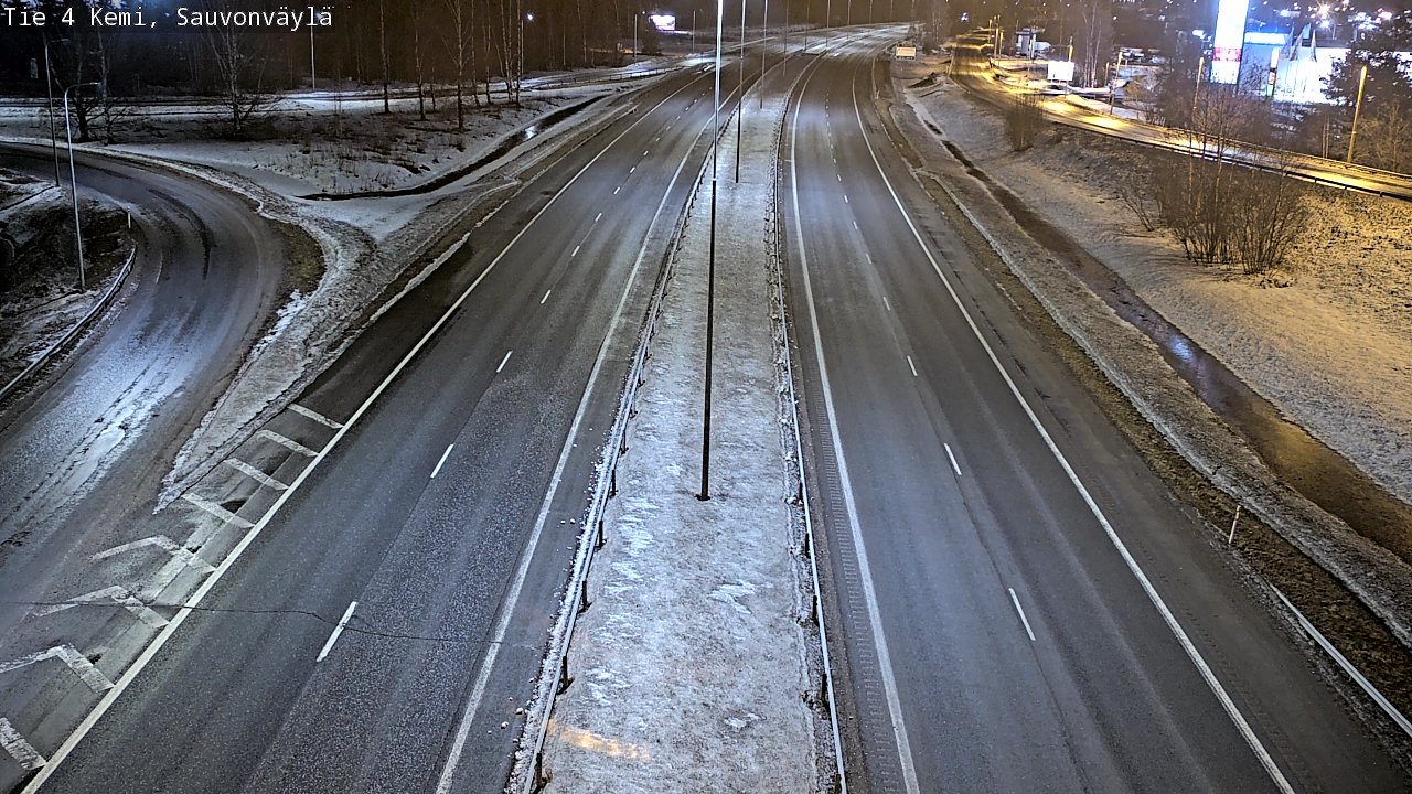 Kelikamerat Kuva Tie 4 Kemi, Sauvonväylä, Kemi, Lappi