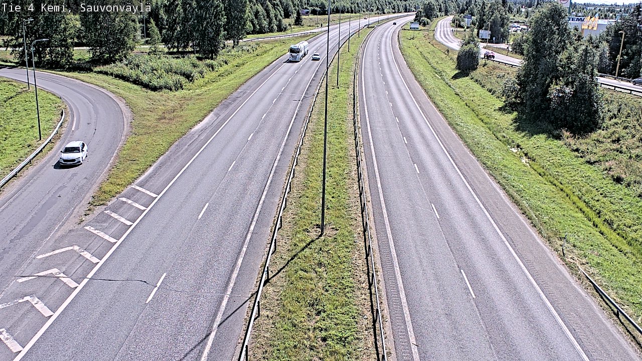 Kelikamerat Kuva Tie 4 Kemi, Sauvonväylä, Kemi, Lappi