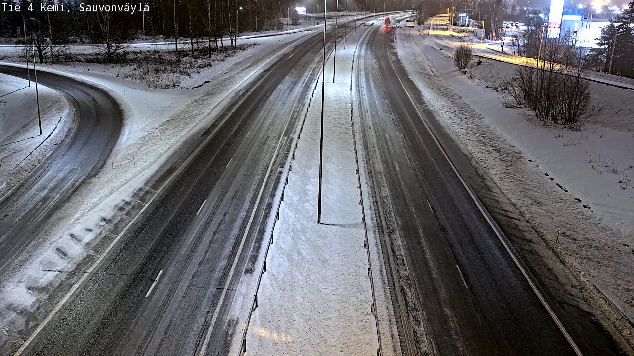 Weather Camera Image Road 4 Kemi, Sauvonväylä, Kemi, Lappi