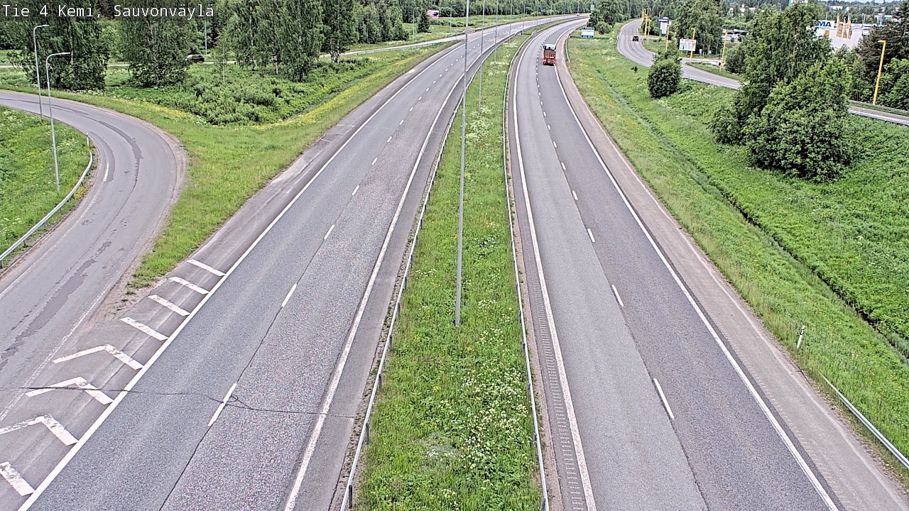 Kelikamerat Kuva Tie 4 Kemi, Sauvonväylä, Kemi, Lappi