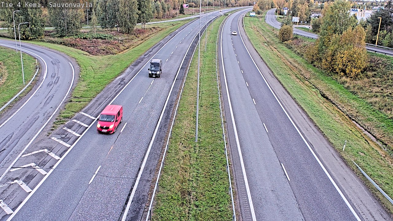 Kelikamerat Kuva Tie 4 Kemi, Sauvonväylä, Kemi, Lappi