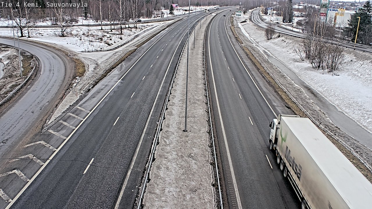 Weather Camera Image Road 4 Kemi, Sauvonväylä, Kemi, Lappi