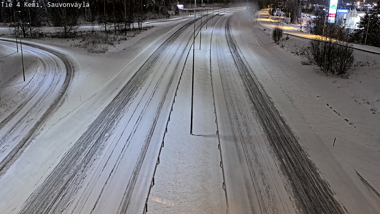 Kelikamerat Kuva Tie 4 Kemi, Sauvonväylä, Kemi, Lappi