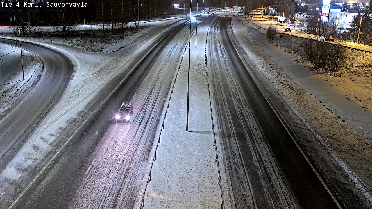 Weather Camera Image Road 4 Kemi, Sauvonväylä, Kemi, Lappi