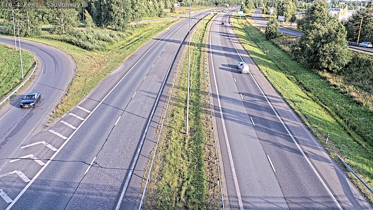 Kelikamerat Kuva Tie 4 Kemi, Sauvonväylä, Kemi, Lappi