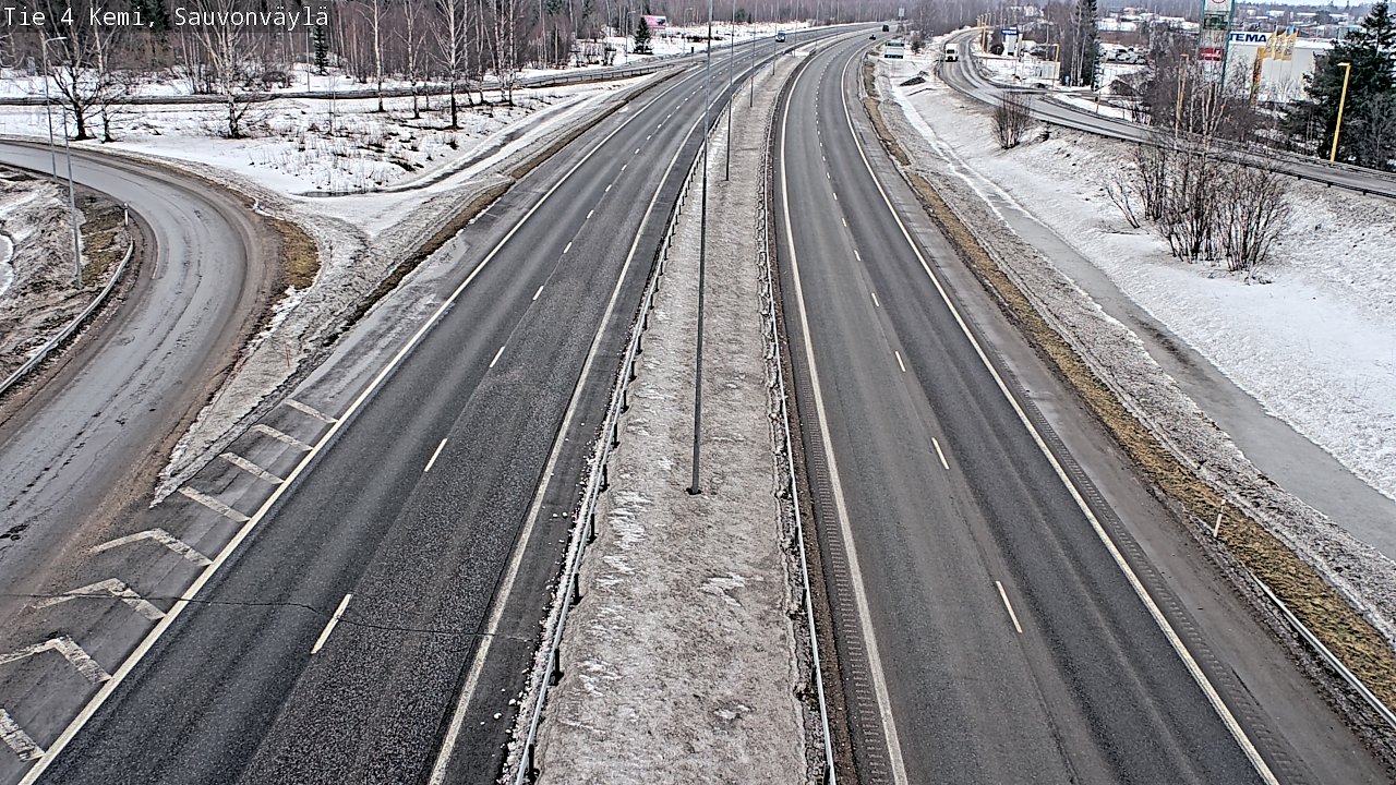 Kelikamerat Kuva Tie 4 Kemi, Sauvonväylä, Kemi, Lappi