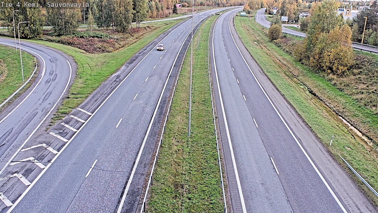 Kelikamerat Kuva Tie 4 Kemi, Sauvonväylä, Kemi, Lappi