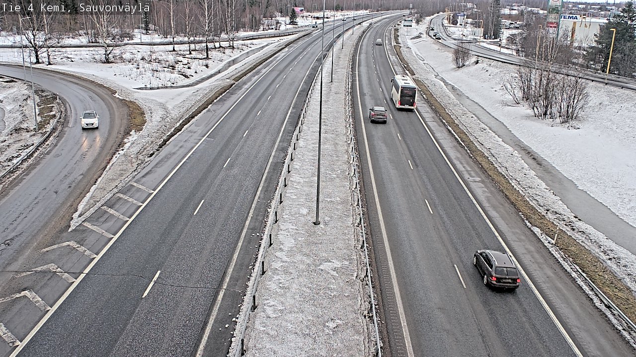 Kelikamerat Kuva Tie 4 Kemi, Sauvonväylä, Kemi, Lappi