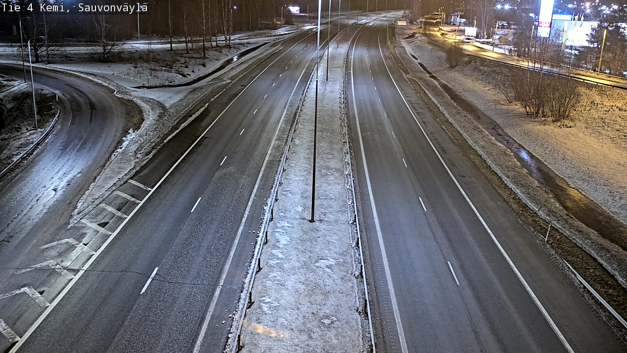 Kelikamerat Kuva Tie 4 Kemi, Sauvonväylä, Kemi, Lappi