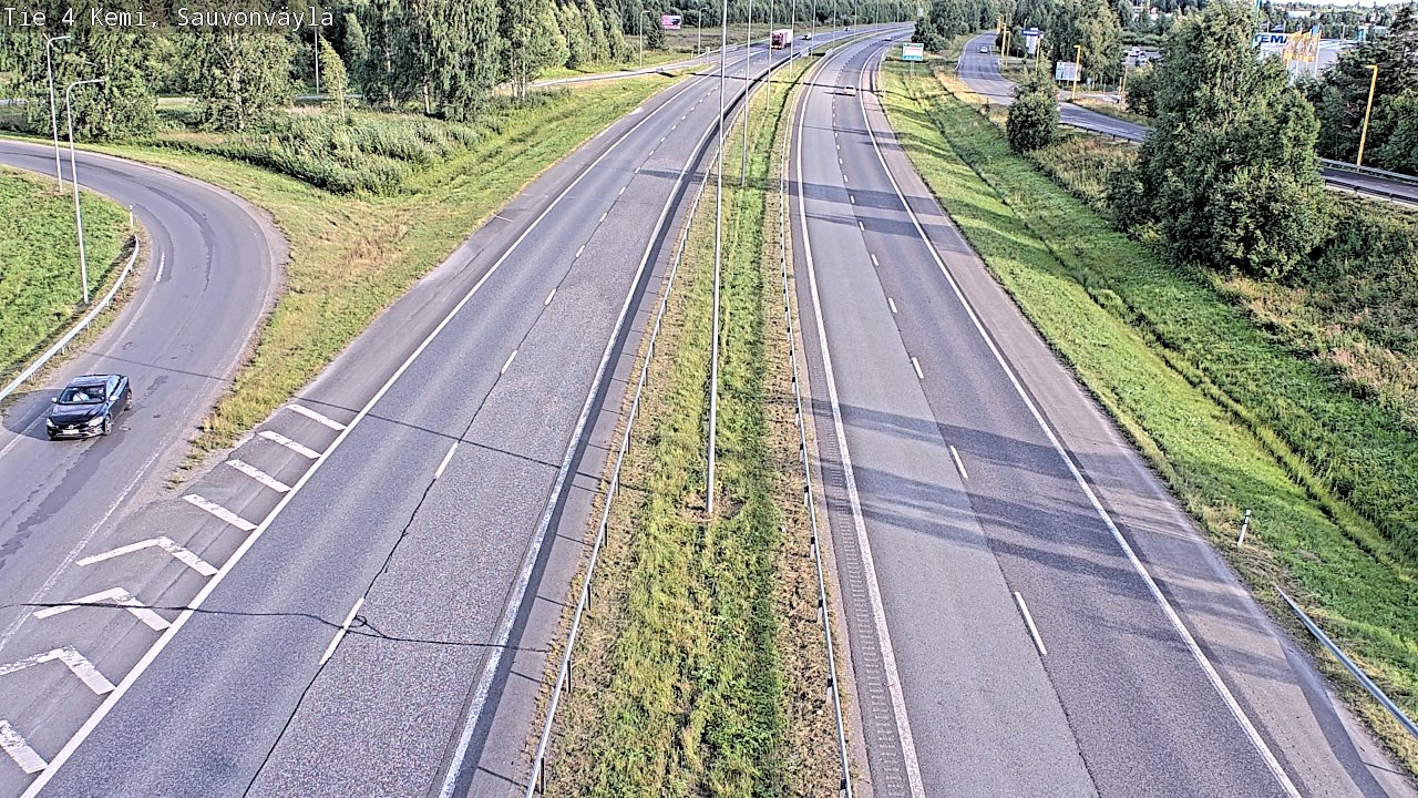Kelikamerat Kuva Tie 4 Kemi, Sauvonväylä, Kemi, Lappi