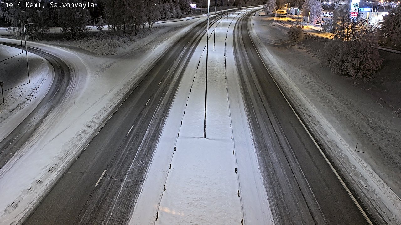 Kelikamerat Kuva Tie 4 Kemi, Sauvonväylä, Kemi, Lappi