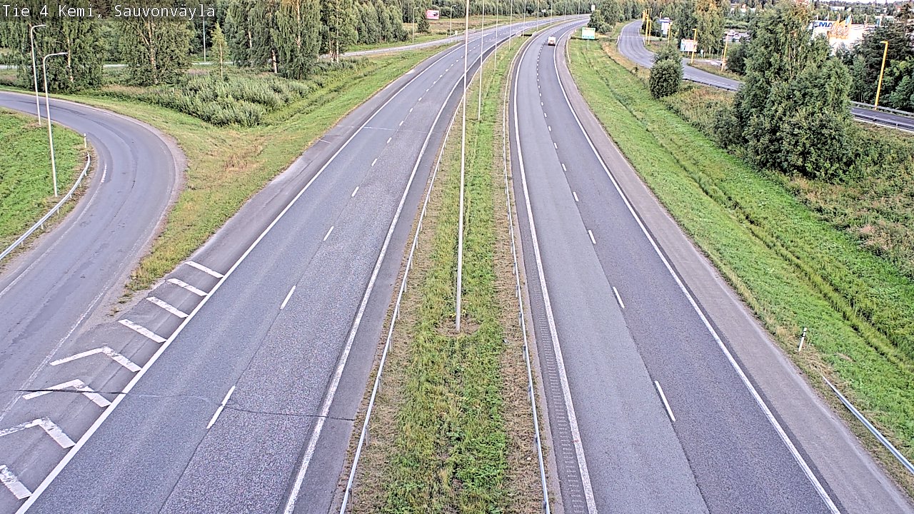 Kelikamerat Kuva Tie 4 Kemi, Sauvonväylä, Kemi, Lappi